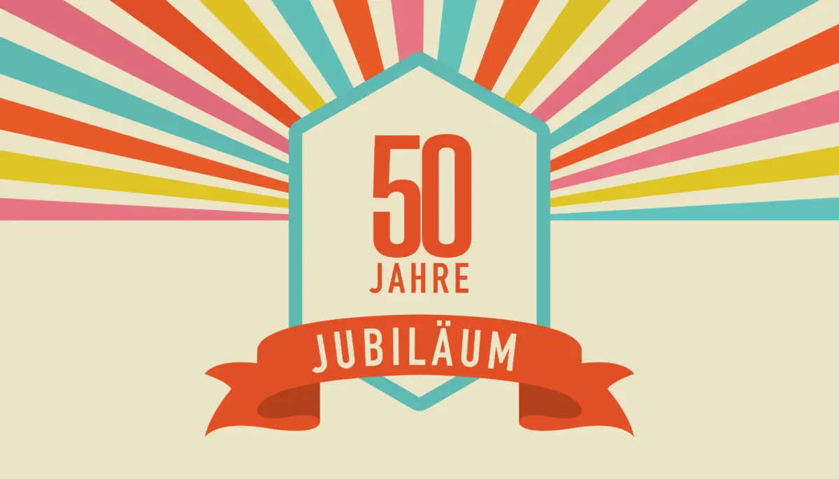 50 Jahre Jubilaeums Banner